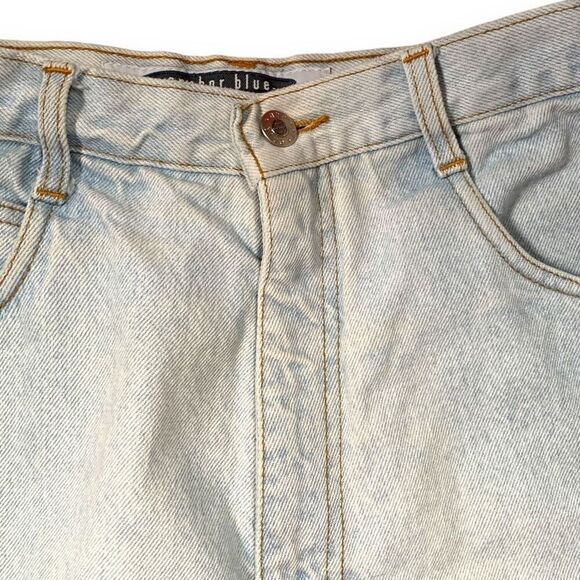 Vintage 90s Jeans Relaxed Fit Light Wash Denim High Waisted Mom 29 Inch Waist - Picture 4 of 10